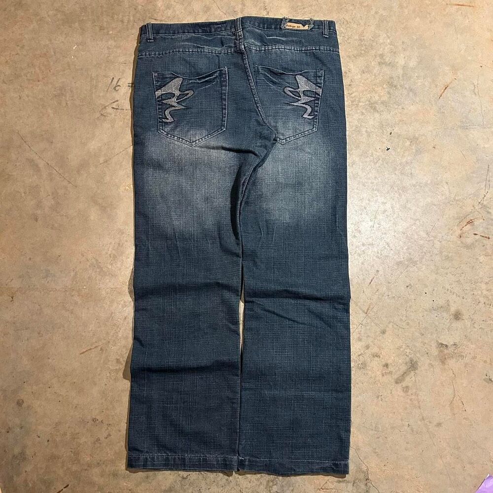 Unbranded Men's Navy and Blue Jeans